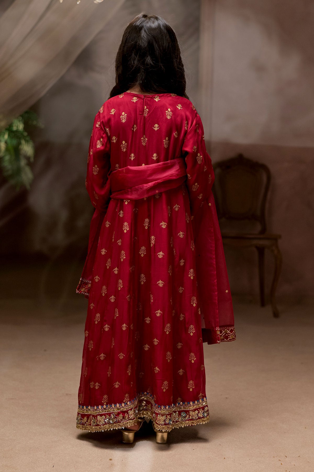 WOMEN'S PRET-CHIFFON DRESS | SZ-N2434