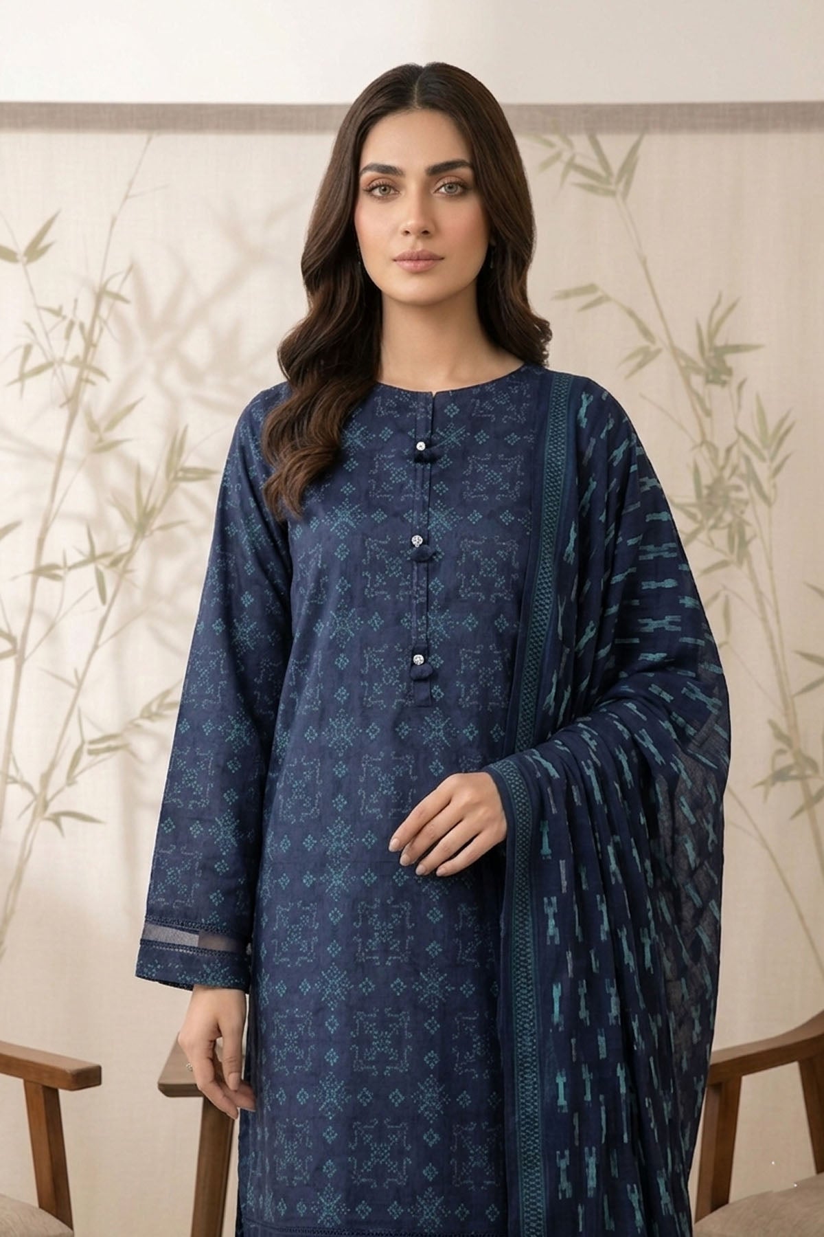 Cambrige Print 3 Piece M-SZ-2010