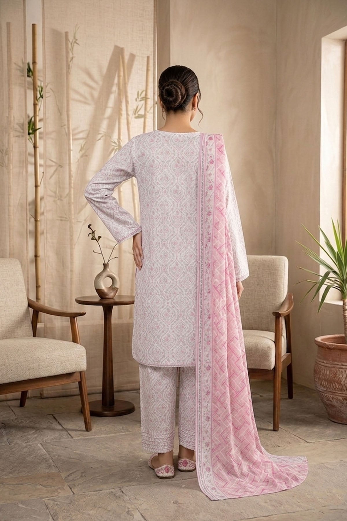 Cambrige Print 3 Piece M-SZ-2005