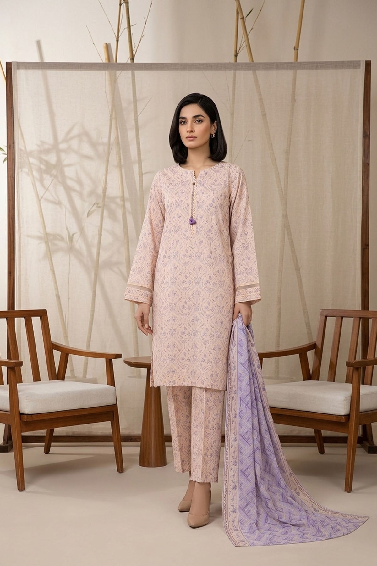 Cambrige Print 3 Piece SZ-2004