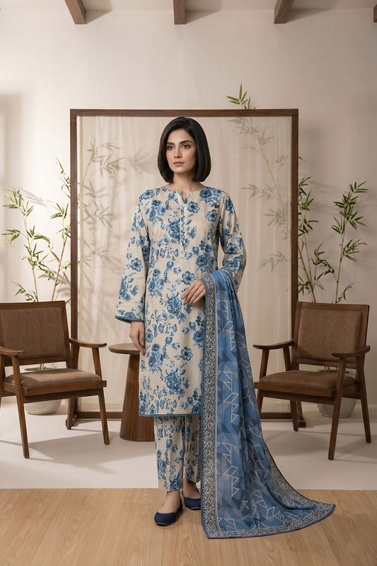 Cambrige Print 3 Piece M-SZ-2007
