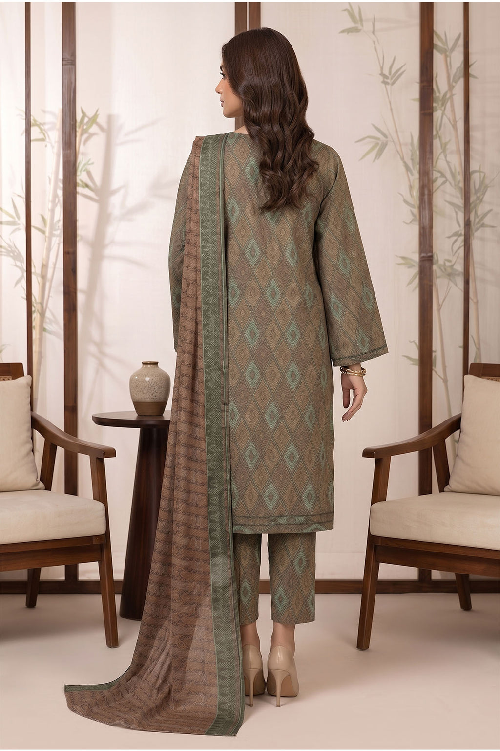 Cambrige Print 3 Piece SZ-2008