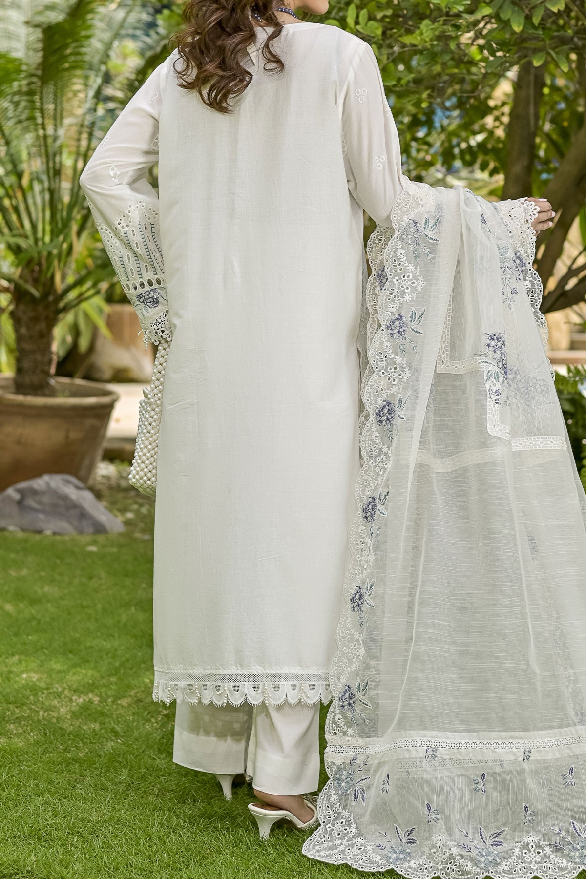 WOMEN'S-3 PIECE EMBROIDERY COTTON | SZ-459