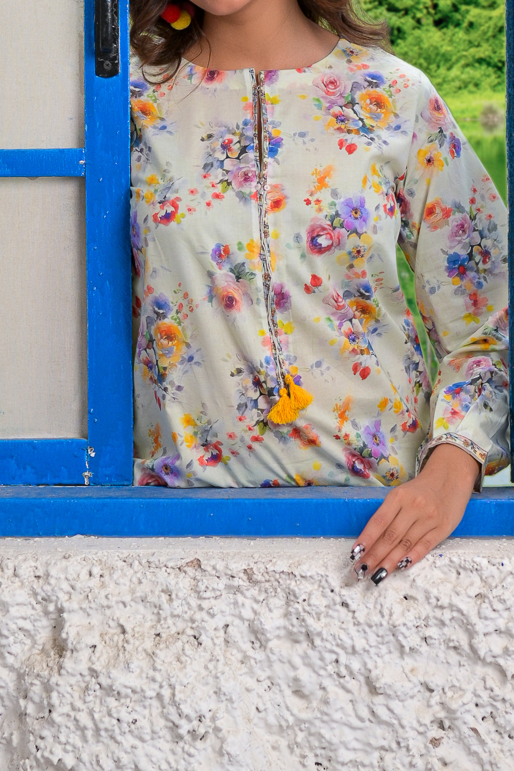 2 PIECE DIGITAL PRINT LAWN | DPC-435