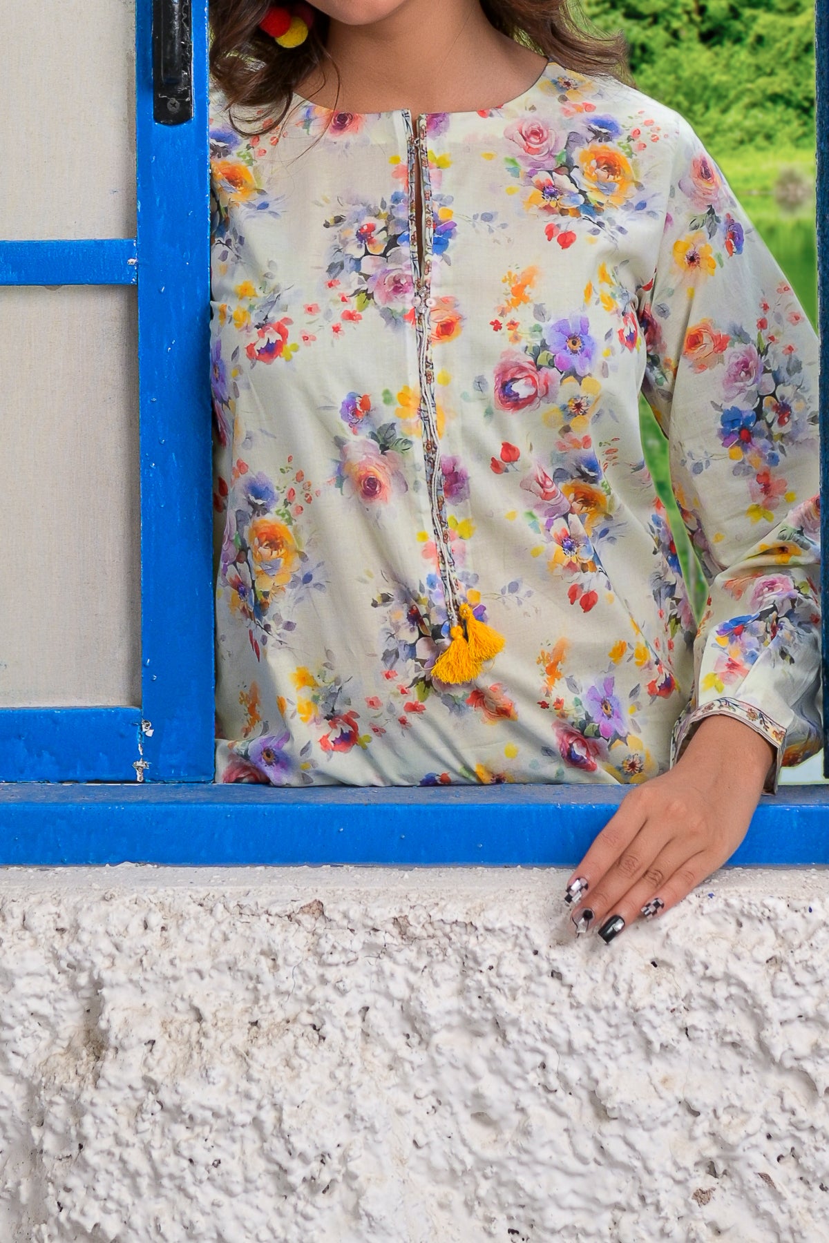 2 PIECE DIGITAL PRINT LAWN | DPC-435