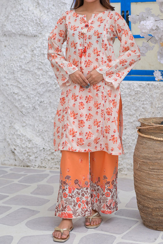 2 PIECE DIGITAL PRINT LAWN | DPC-436