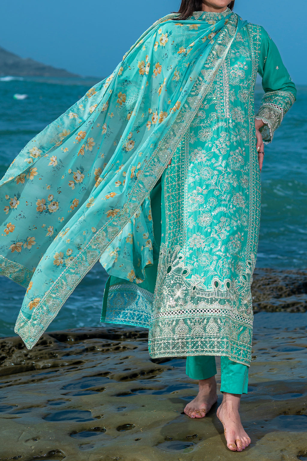3 PIECE DIGTAL PRINT LAWN | DPC-437