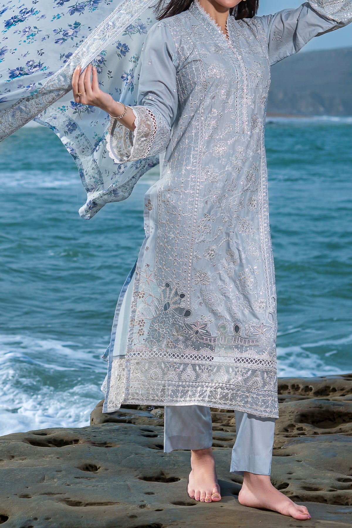 3 PIECE DIGTAL PRINT LAWN | DPC-437 A