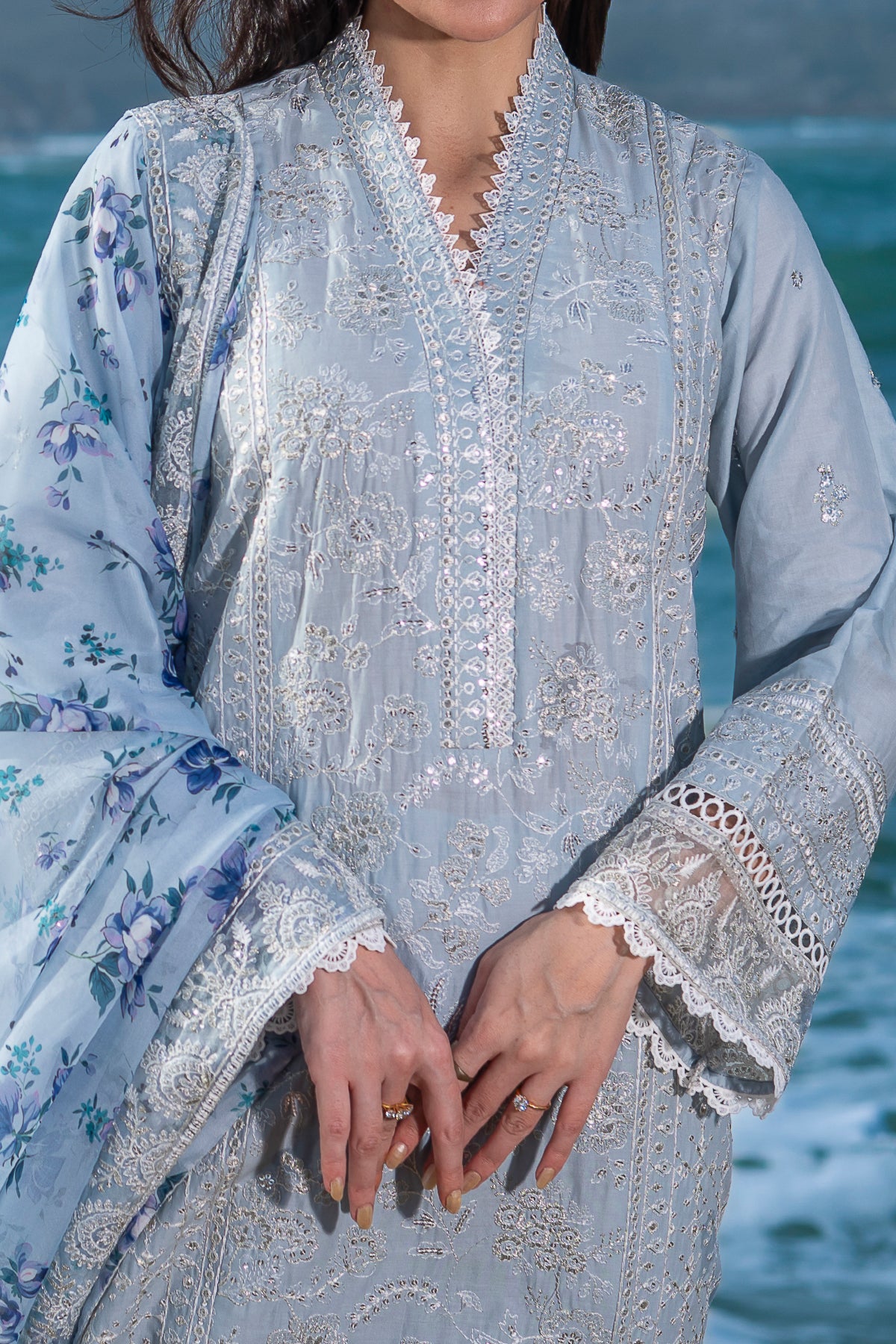 3 PIECE DIGTAL PRINT LAWN | DPC-437 A