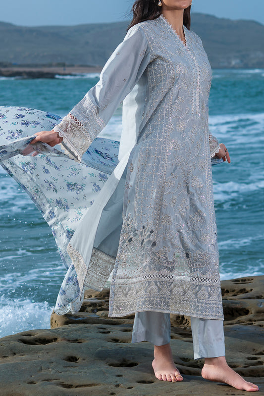 3 PIECE DIGTAL PRINT LAWN | DPC-437 A