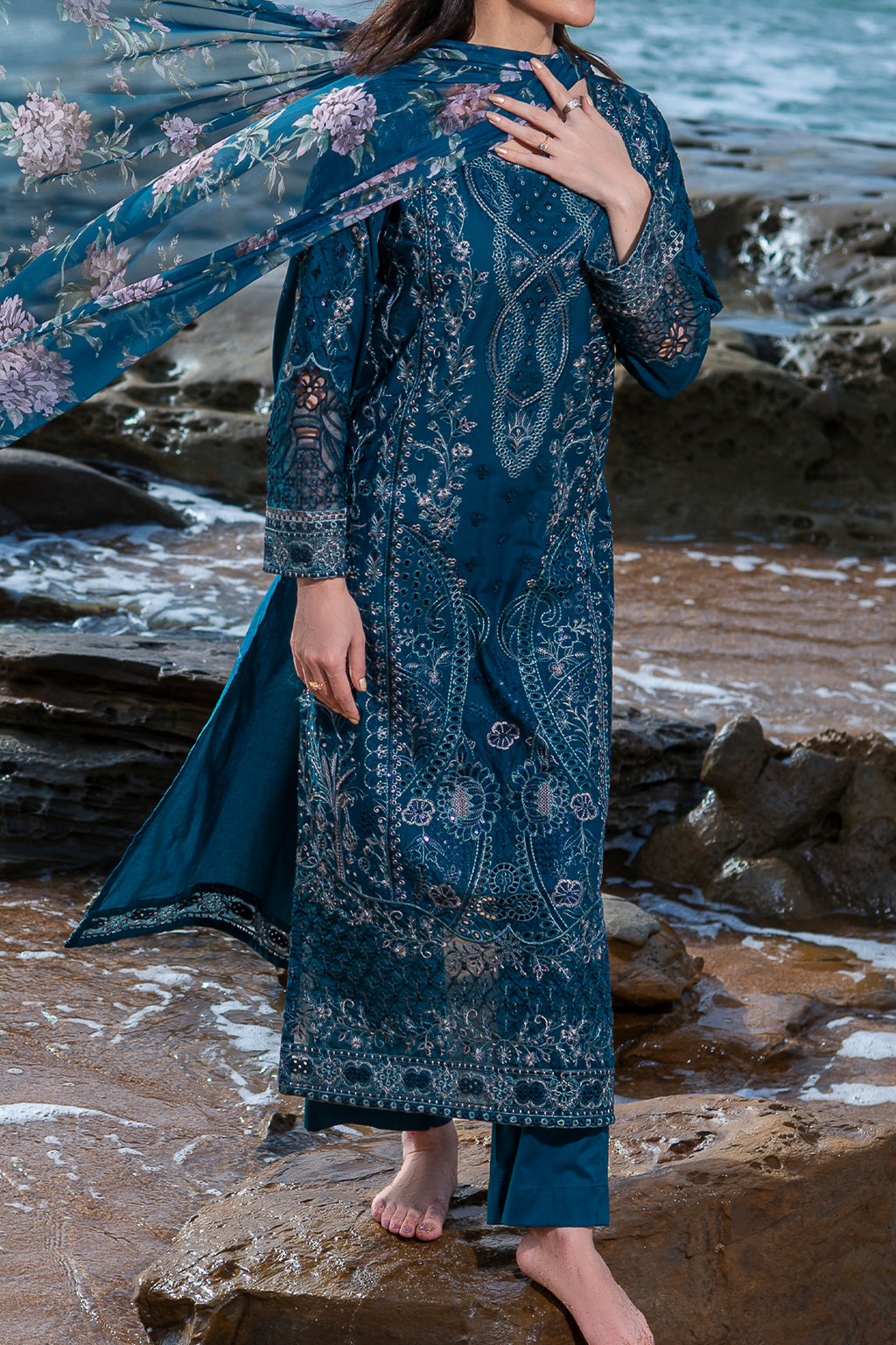 3 PIECE DIGTAL PRINT LAWN | DPC-438
