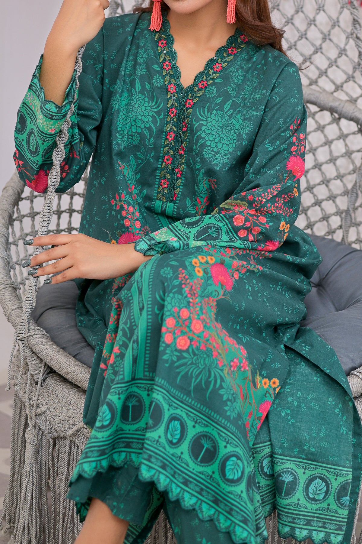 3 PIECE DIGTAL PRINT LAWN | DPC-448