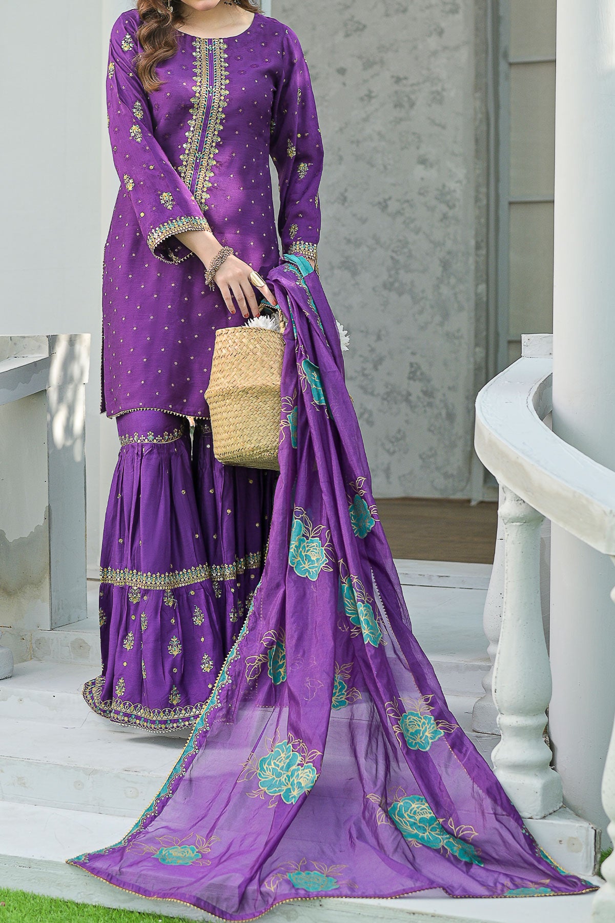WOMEN'S-3 PIECE FANCY JACQUARD | FJ-277