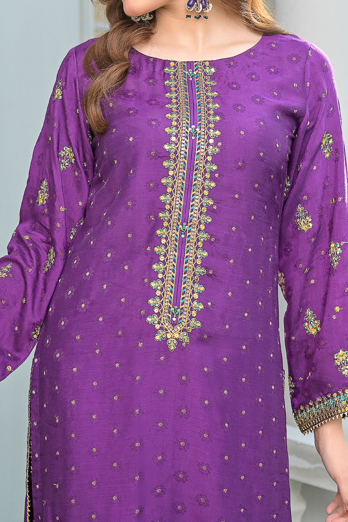 WOMEN'S-3 PIECE FANCY JACQUARD | FJ-277