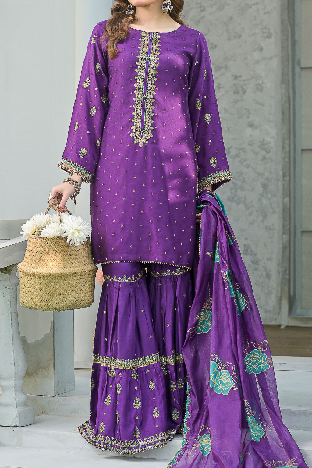 WOMEN'S-3 PIECE FANCY JACQUARD | FJ-277