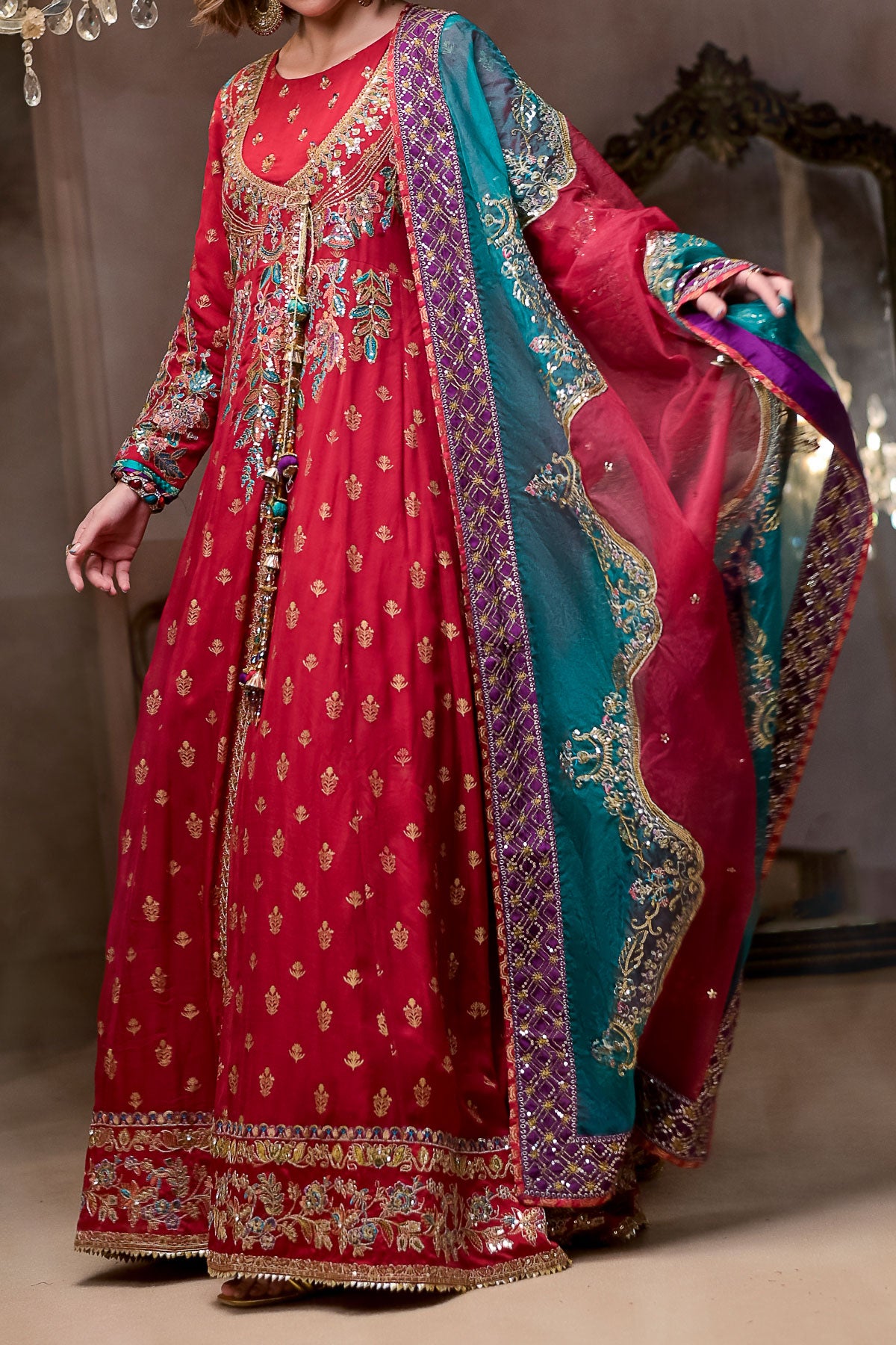 WOMEN'S PRET-VISCOSE DRESS | N-2434
