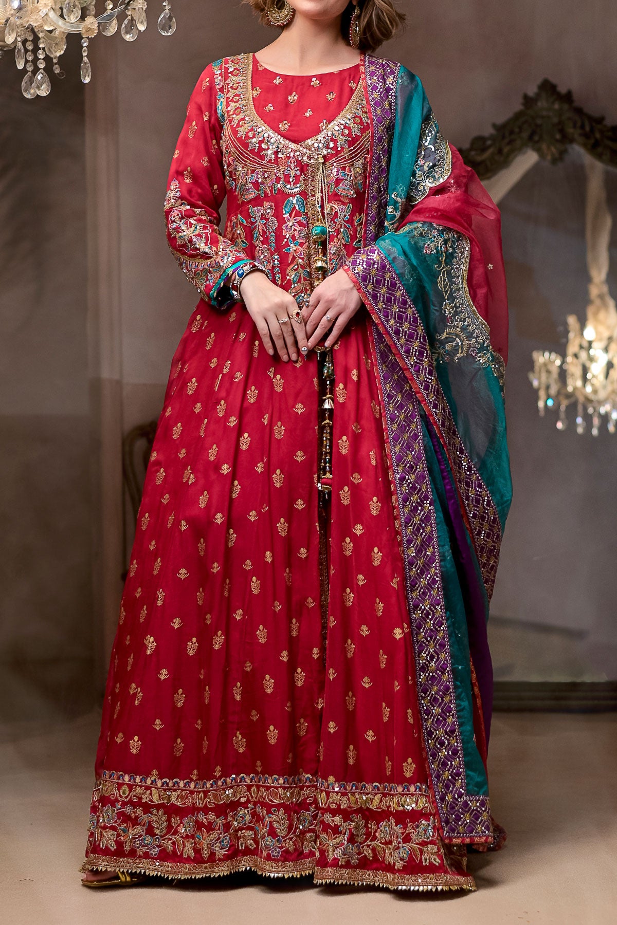 WOMEN'S PRET-VISCOSE DRESS | N-2434