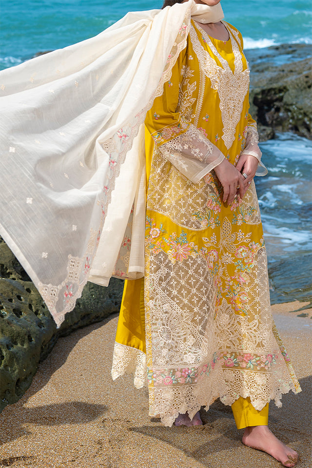 WOMEN'S-3 PIECE EMBROIDERY COTTON | SZ-479