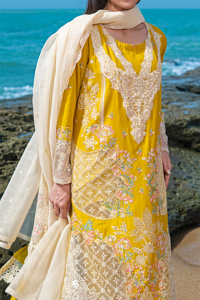 WOMEN'S-3 PIECE EMBROIDERY COTTON | SZ-479