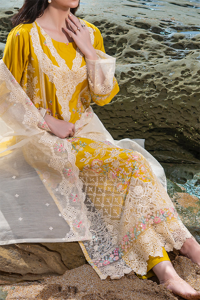 WOMEN'S-3 PIECE EMBROIDERY COTTON | SZ-479