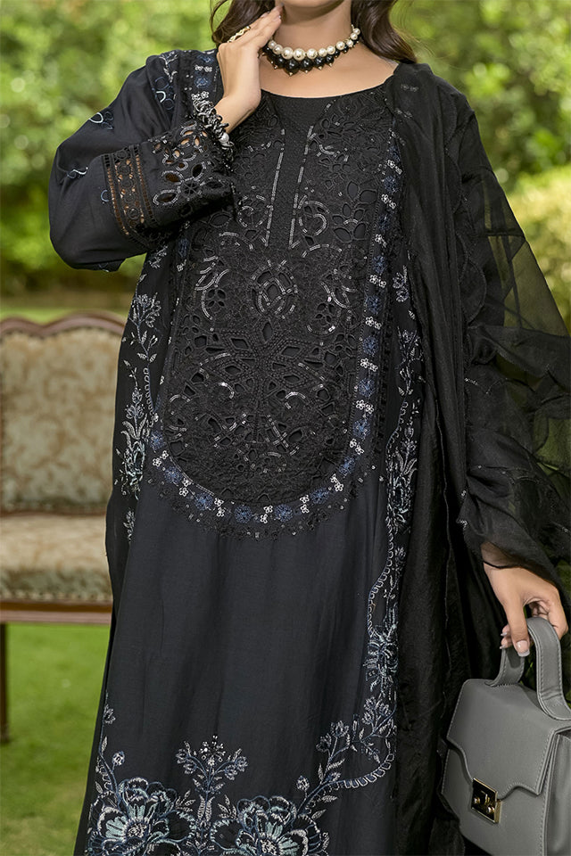 WOMEN'S-3 PIECE EMBROIDERY COTTON | SZ-458