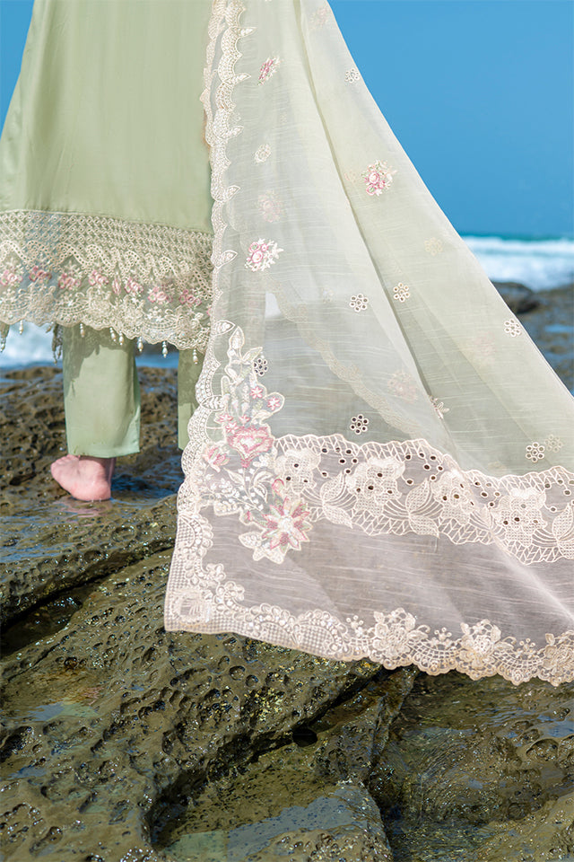 WOMEN'S-3 PIECE EMBROIDERY COTTON | SZ-471