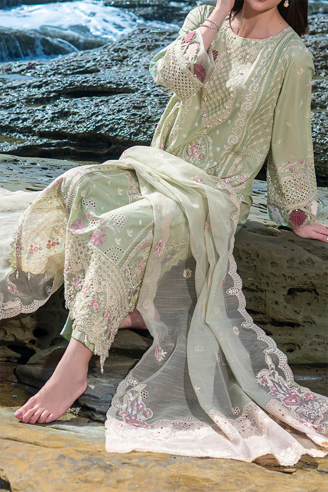 WOMEN'S-3 PIECE EMBROIDERY COTTON | SZ-471