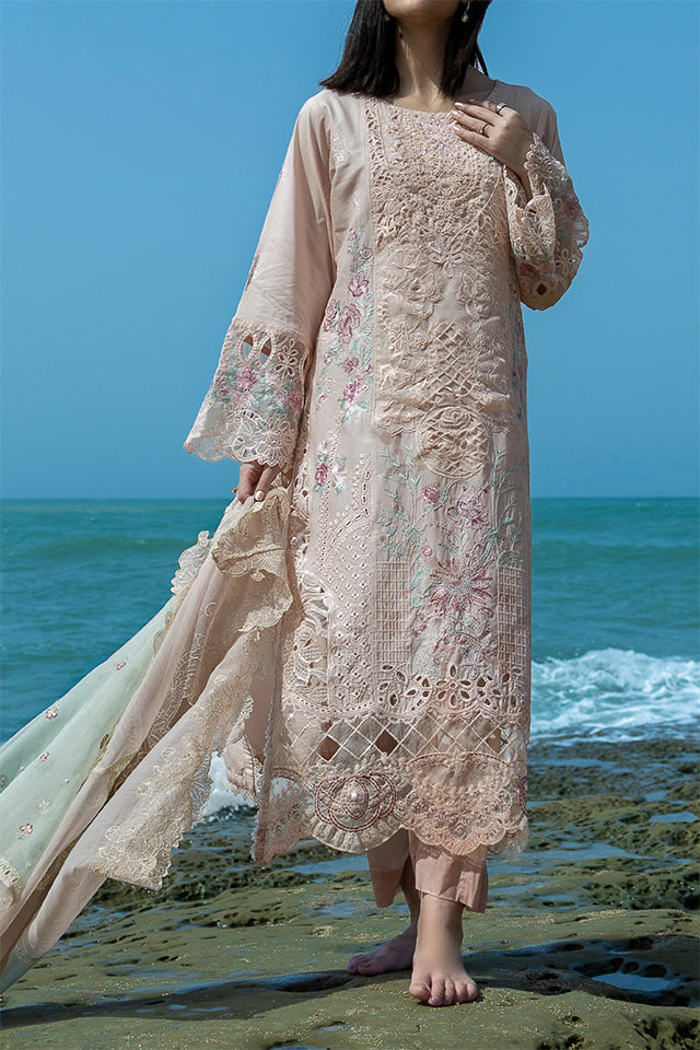 WOMEN'S-3 PIECE EMBROIDERY COTTON | SZ-478