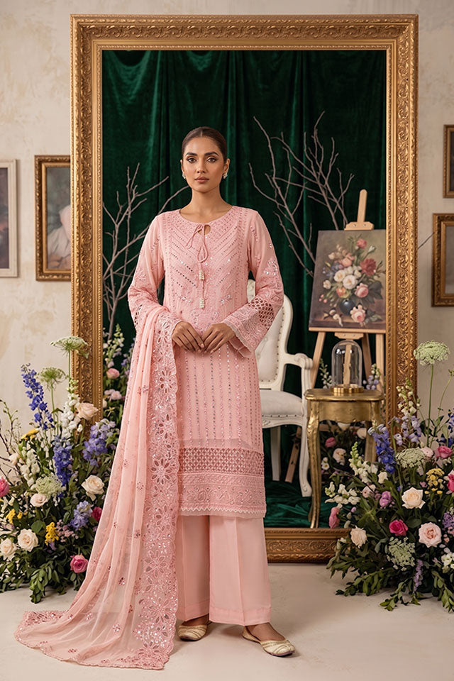 Premium Charming Pink Chiffon -M-SZ-2013